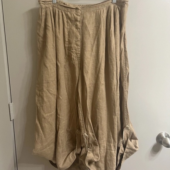 Magnolia Pearl Tan Wide-Leg Trousers (item B14.2)